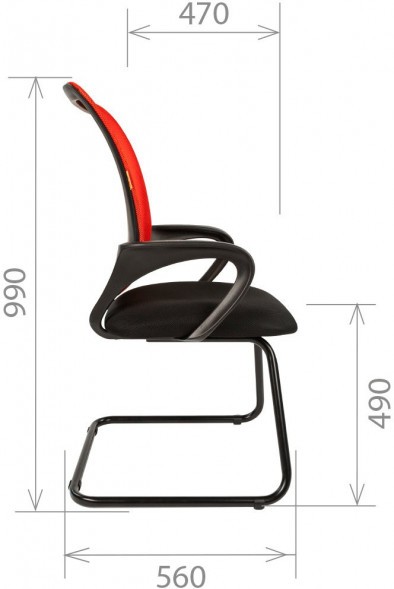 Кресло для посетителей CHAIRMAN 969V в Волжском 