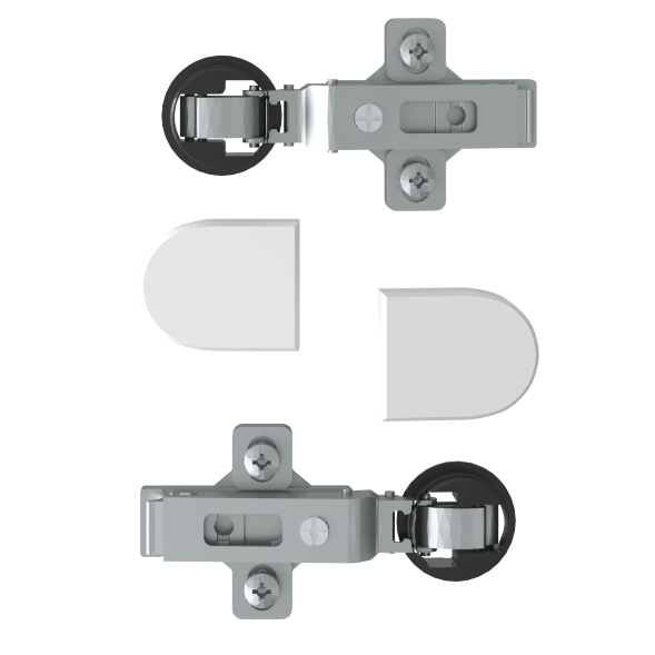Комплект петель с заглушками для стеклянных дверей ESH-2 EDIS в Волжском 