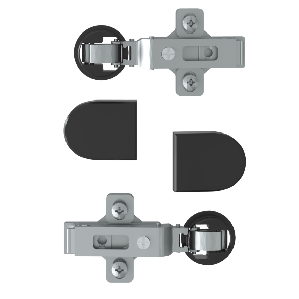 Комплект петель с заглушками для стеклянных дверей ESH-2 EDIS в Волжском 