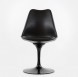 Стул Tulip style черный с черной подушкой