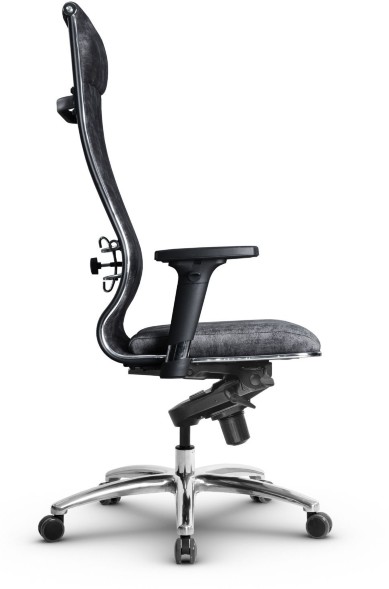 Кресло офисное Metta L (хром ов. сеч.)  велюр  в Волжском 