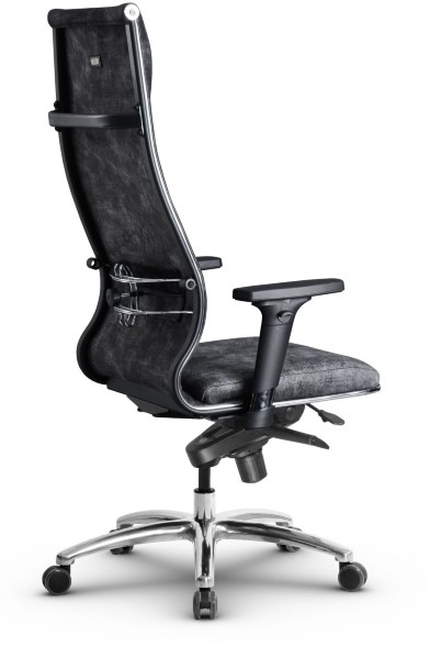 Кресло офисное Metta L (хром ов. сеч.)  велюр  в Волжском 