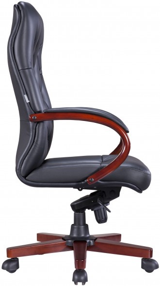 Кресло руководителя Everprof Monaco Wood Кожа  в Волжском 