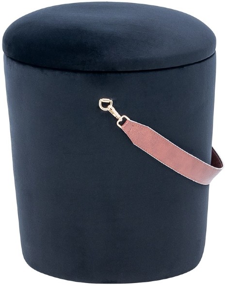 Пуф Leset Бакет черный