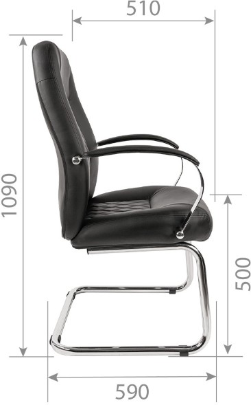 Кресло для посетителей  CHAIRMAN 950V в Волжском 