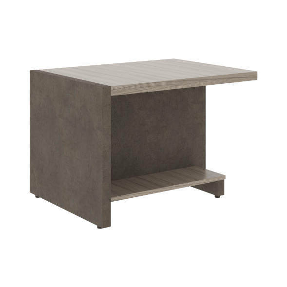 Стол журнальный СФ-531601 Дрифтвуд /Бетон чикаго темно-серый 600х800х550 WOOD&amp;amp;STONE в Волжском 