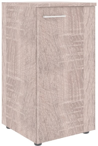 Шкаф колонка с глухой малой дверью (R) и топом XLC 42.1(R) Дуб Сонома 432х432х820 XTEN