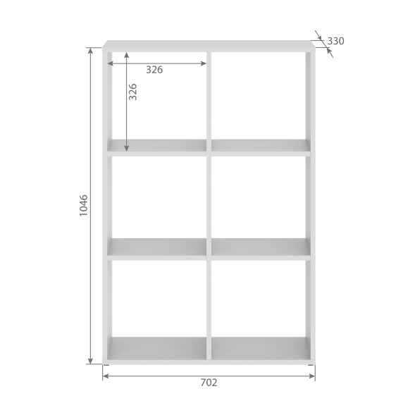 Стеллаж SH 7042 702х330х1042 COMP в Волжском 