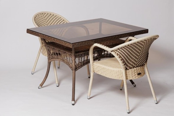 Стол для дачи FM-2001, 1200*850 св. коричневый в Волжском 