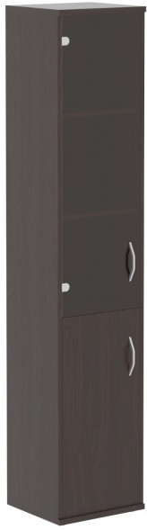 Шкаф колонка комбинированная СУ-1.2(L) Венге Магия 406х365х1975 в Волжском 