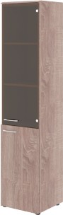 Шкаф колонка комбинированая (R) с топом WHC 42.2(R) Дуб Сонома 432х432х1949 WAVE