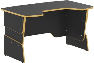 Стол компьютерный игровой STG 1385 Антрацит/Желтый бриллиант 1360х850х681/745/809 SKILLL