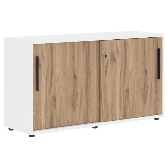 Шкаф низкий с дверьми ELC 1343 1346х430х750 EDIS в Волжском 