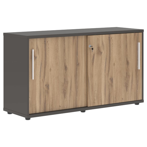 Шкаф низкий с дверьми ELC 1343 1346х430х750 EDIS в Волжском 