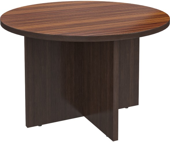 Стол для заседаний круглый MCT 120 Макассар/Венге Магия 1200х1200х750