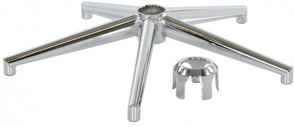 Крестовина S-9 пятилучье для кресла хром D-500mm с колесами в Волжском 