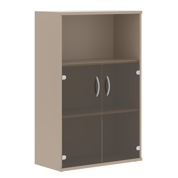 Шкаф с малыми стеклянными дверьми СТ-2.2 770х365х1200 IMAGO в Волжском 