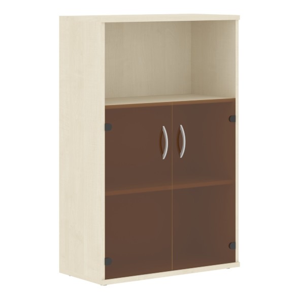 Шкаф с малыми стеклянными дверьми СТ-2.2 770х365х1200 IMAGO в Волжском 