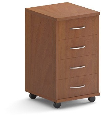 Тумба подкатная ТМ-4.А Орех Французский 412х450х702 IMAGO в Волжском 