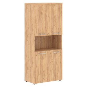 Шкаф с 2-мя комплектами глухих малых дверей и топом THC 85.4 856х450х1968 TORR-Z