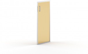 Дверь стеклянная в AL- рамке B 522(L) 420*22*1132 Матовое