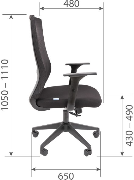 Кресло оператора  CHAIRMAN 500LT TW БП  в Волжском 