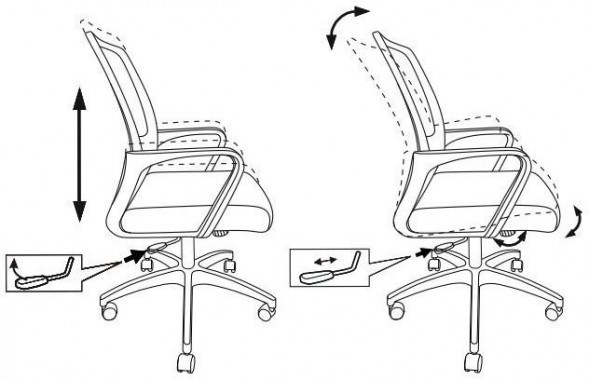 Офисное кресло БЮРОКРАТ MC-201 в Волжском 