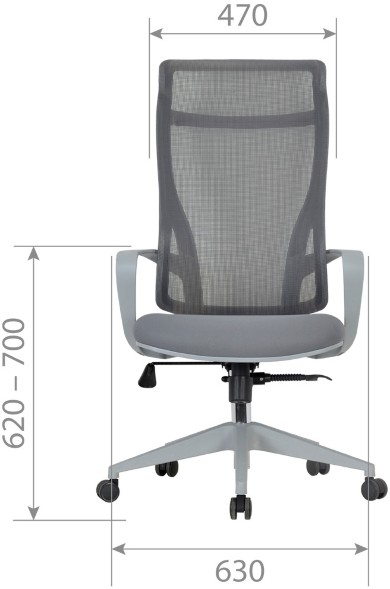 Кресло руководителя CHAIRMAN CH 577 серый в Волжском 